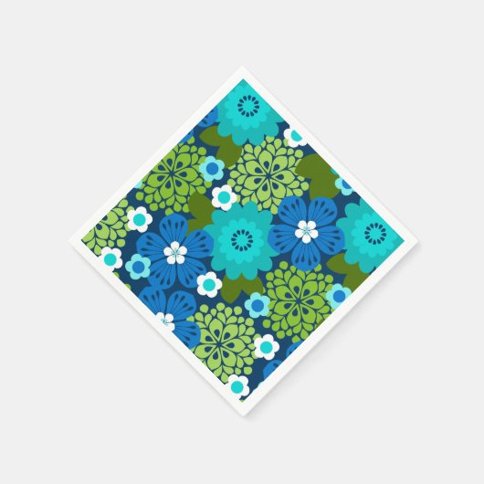 Allana Garden Hawaiian Graphical Floral - Cool Servet (Hoek)