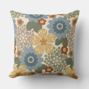 Allana Garden Hawaiian Graphical Floral - Goud Kussen
