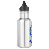 Allardice clan badge gepersonaliseerd waterfles (Links)