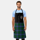 Allardice Clan Badge & Tartan Kilt Schort (Gedragen)