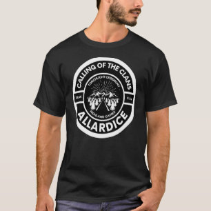 Allardice Clan Scottish Torch Light Ceremony Highl T-shirt