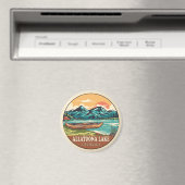 Allatoona Lake Georgia Boating Vist Emblem Magneet (Insitu (Vaatwasser))
