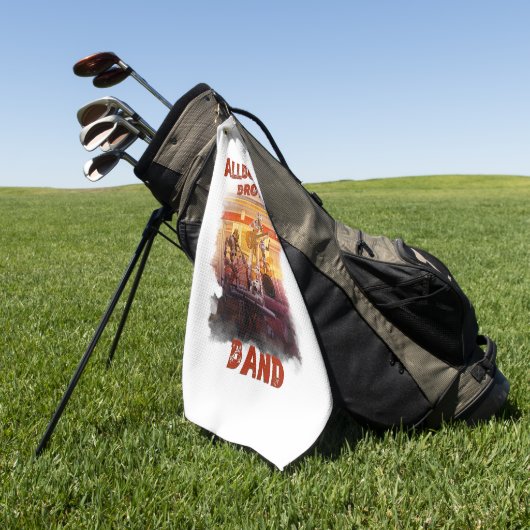 Allbot Brothers Band /Bob's Schotel Reparatie Golfhanddoek (Groen)
