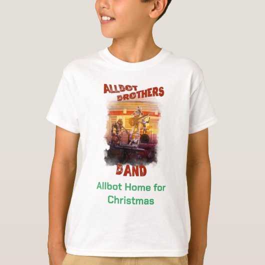 Allbot Brothers Band Kerst t-shirt (Voorkant)