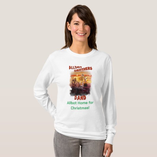 Allbot Brothers Band Kerst t-shirt (Voorkant volledig)