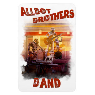 Allbot Brothers Band van Bob's Saucer Repair Magneet