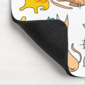 Alle 13 katten in één mousepad muismat (Hoek)