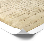 Alle 4 Oorspronkelijke pagina's van de Amerikaanse Poster (Hoek)