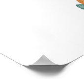 ALLE AAN BOORD Trein Fiesta 1e Verjaardag Tijd Cap Poster (Hoek)