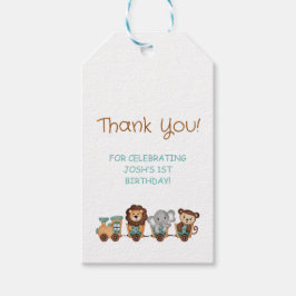 ALLE AAN BOORD Trein Fiesta Kinderen Verjaardag Cadeaulabel