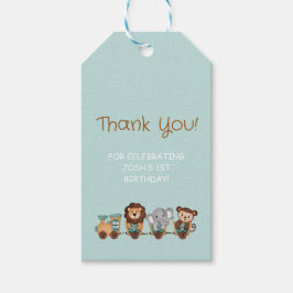 ALLE AAN BOORD Trein Fiesta Kinderen Verjaardag Cadeaulabel