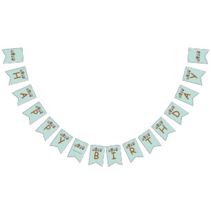 ALLE AAN BOORD Trein Fiesta Kinderen Verjaardag Vlaggetjes