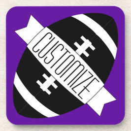 Alle aangepaste Footballs teamnamen/tekstpoorten Bier Onderzetter