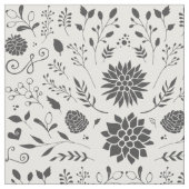 Alle aangepaste kleuren bijtend Floral Pattern Stof (Close Up)