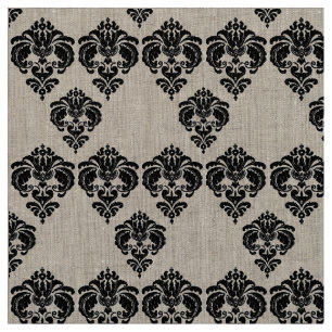 Alle aangepaste kleuren bijtend Floral Pattern Stof