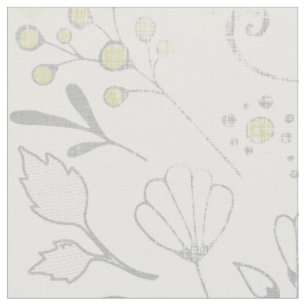 Alle aangepaste kleuren bijtend Floral Pattern Stof