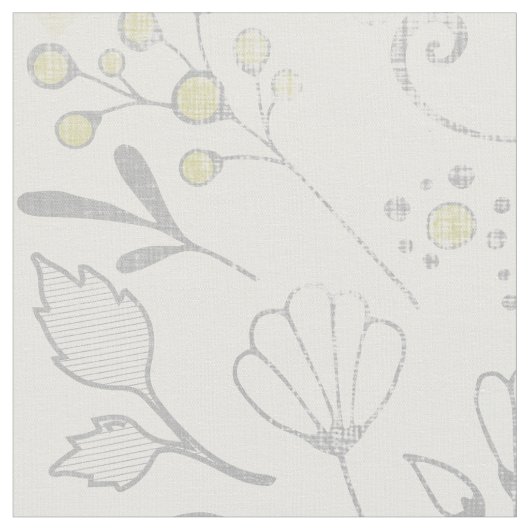 Alle aangepaste kleuren bijtend Floral Pattern Stof (Close Up)