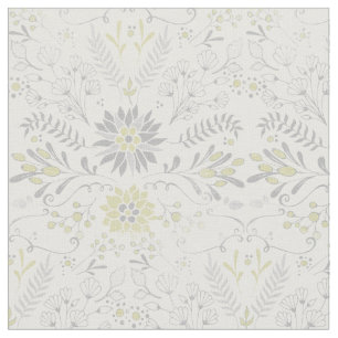 Alle aangepaste kleuren bijtend Floral Pattern Stof