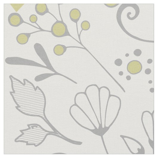 Alle aangepaste kleuren bijtend Floral Pattern Stof (Close Up)