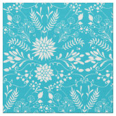 Alle aangepaste kleuren bijtend Floral Pattern Stof (Close Up)