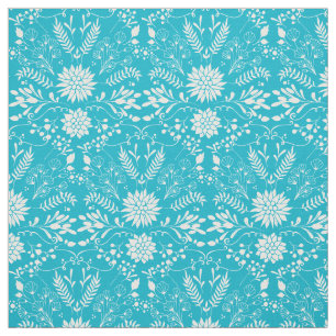Alle aangepaste kleuren bijtend Floral Pattern Stof