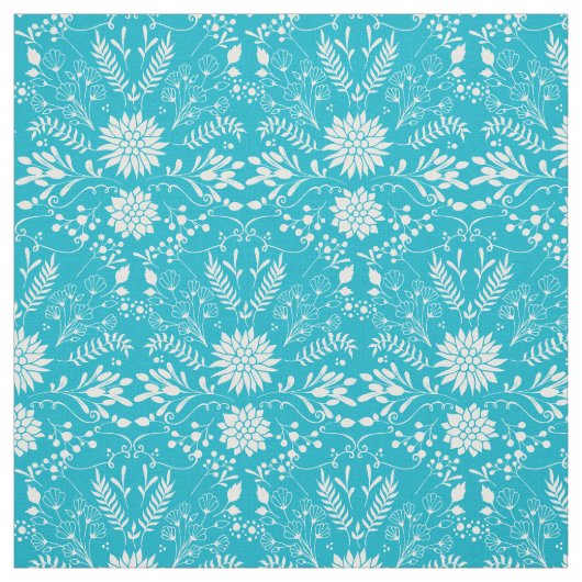 Alle aangepaste kleuren bijtend Floral Pattern Stof (Swatch)