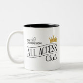 Alle Access Club-Mok Tweekleurige Koffiemok (Links)