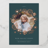 Alle Aflurry | Enkele foto Folie Feestdagenkaart (Voorkant)