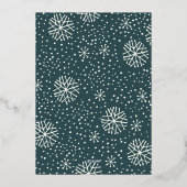 Alle Aflurry | Enkele foto Folie Feestdagenkaart (Achterkant)