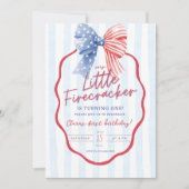 Alle Amerikaanse 1e Verjaardag Nodig Patriottische Kaart (Voorkant)