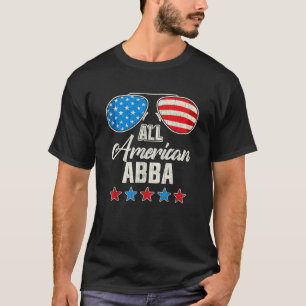 Alle Amerikaanse ABBA 4th of July Family Matching  T-shirt