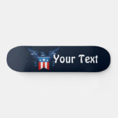 Alle Amerikaanse adelaars en vlagpatriottici Persoonlijk Skateboard (Horizontaal)