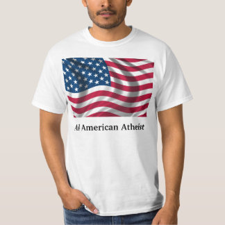 Alle Amerikaanse atheïstische Shirten T-shirt