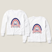 Alle Amerikaanse Babe Rood Wit Blauw Patriottische (Voorkant /achterkant)