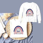 Alle Amerikaanse Babe Rood Wit Blauw Patriottische