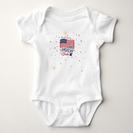 Alle Amerikaanse Baby Bodysuit (Voorkant)