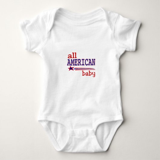 Alle Amerikaanse Baby Romper (Voorkant)