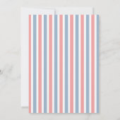 Alle Amerikaanse babyshower uitnodiging Coquette (Achterkant)
