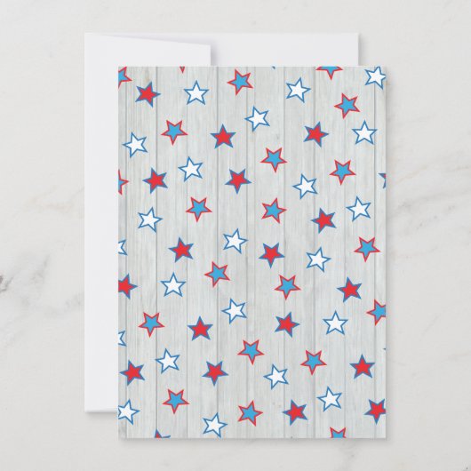 Alle Amerikaanse BBQ Kaart (Achterkant)