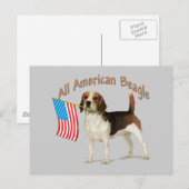 Alle Amerikaanse Beagle geschenken Briefkaart (Voorkant / Achterkant)