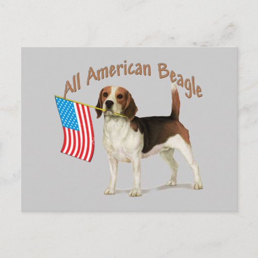Alle Amerikaanse Beagle geschenken Briefkaart (Voorkant)