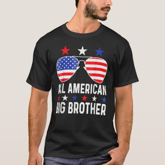 Alle Amerikaanse Big Brother 4th van juli Mannen S T-shirt (Voorkant)
