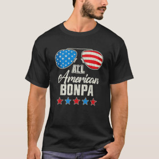 Alle Amerikaanse Bonpa 4 juli Familie Matching Sun T-shirt