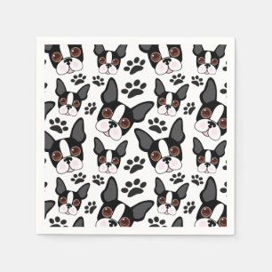Alle Amerikaanse Boston Terrier Pet Puppy Dog Servet