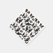 Alle Amerikaanse Boston Terrier Pet Puppy Dog Servet (Hoek)