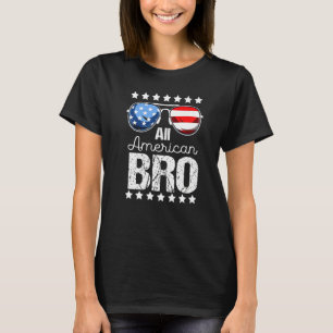 Alle Amerikaanse Bro 4 juli Mannen Boy Sunbril Pa T-shirt