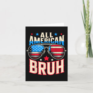 Alle Amerikaanse Bruh 4 juli Broeder Kaart