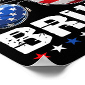 Alle Amerikaanse Bruh 4th of July Jongens Patriott Poster (Hoek)