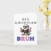 Alle Amerikaanse Bruh 4th van 1 juli Kaart (Gele Bloem)