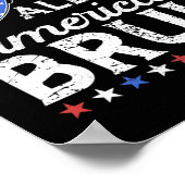 Alle Amerikaanse Bruh Funny Kinder Tiener Jongens  Poster (Hoek)